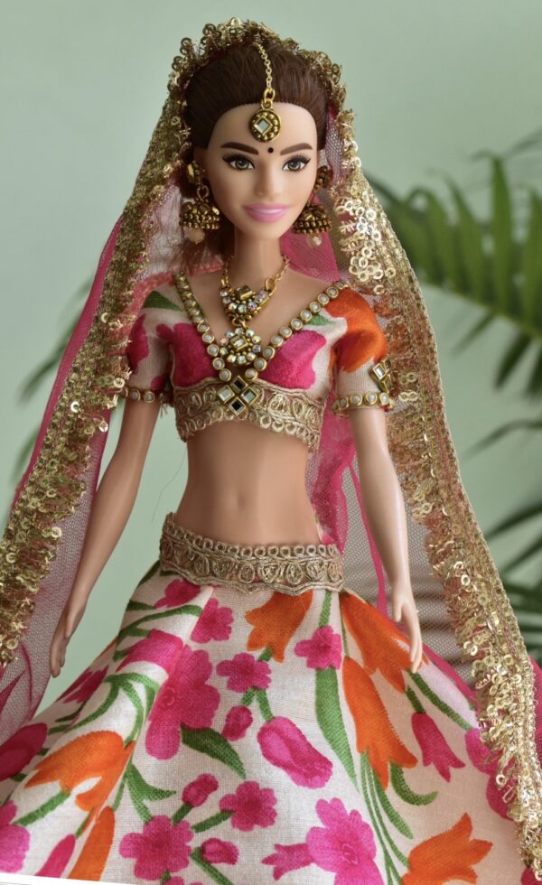 screenshot-96 Floral Bridal Lehenga for Doll