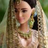 Green Wedding Lehenga for Doll