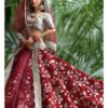 created-by-photogrid-27 Maroon Indian Wedding Lehenga for Doll