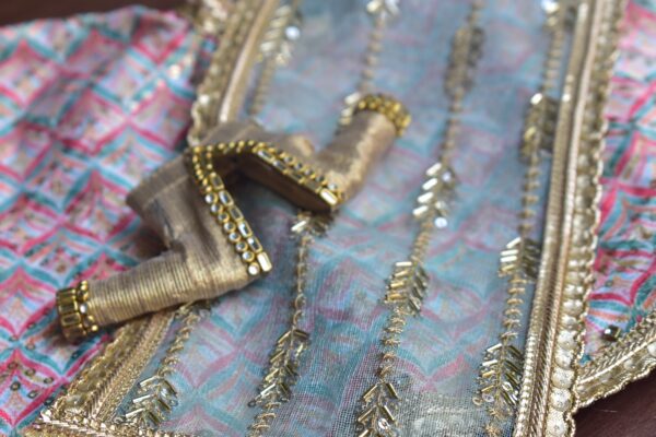 Indian bridal lehenga for Barbie doll