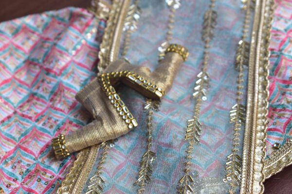 Indian bridal lehenga for Barbie doll