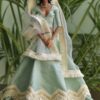 Mint green Navratri lehenga for Barbie doll