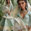 Mint green Navratri lehenga for Barbie doll