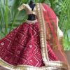 Maroon lehenga play set