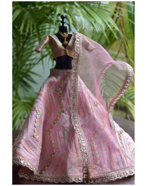 Pink lehenga Barbie  play set