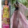 Pink lehenga Barbie  play set