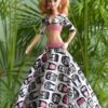 dsc_0331 Printed lehenga for Barbie doll