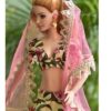 Floral printed lehenga for Barbie doll