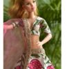 Floral printed lehenga for Barbie doll