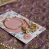 Embroidered lilac lehenga for doll