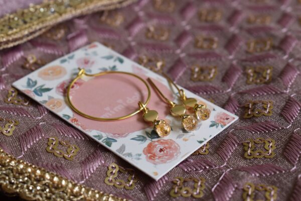 Embroidered lilac lehenga for doll