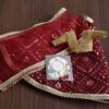 Embroidered maroon lehenga for doll