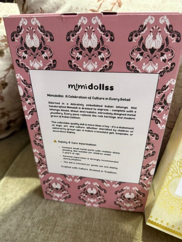 Kriti Doll ( white embroidered lehenga)