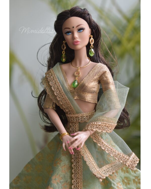 PIAA doll (green lehenga)
