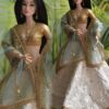 Kriti Doll ( white embroidered lehenga)