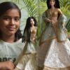 Kriti Doll ( white embroidered lehenga)