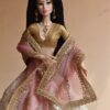 Rose doll (white embroidered lehenga)