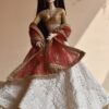 Rani Doll (white embroidered lehenga)