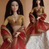 Rani Doll (white embroidered lehenga)
