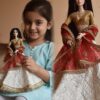 Rani Doll (white embroidered lehenga)