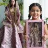 Simran Doll (Embroidered lilac lehenga)