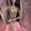 Prisha Doll (Embroidered peach lehenga)