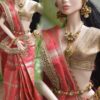 Navyaa Doll (Pink and gold Banarasi silk saree)