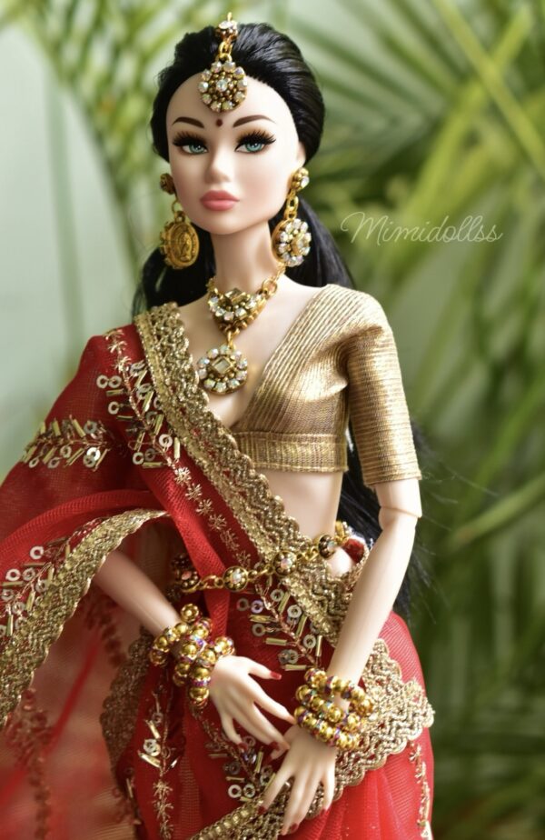 screenshot-401 Awani doll (Embroidered red bridal saree)