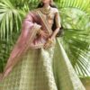 Aishwarya doll (pink and green bridal costume)