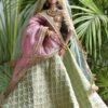 Aishwarya doll (pink and green bridal costume)