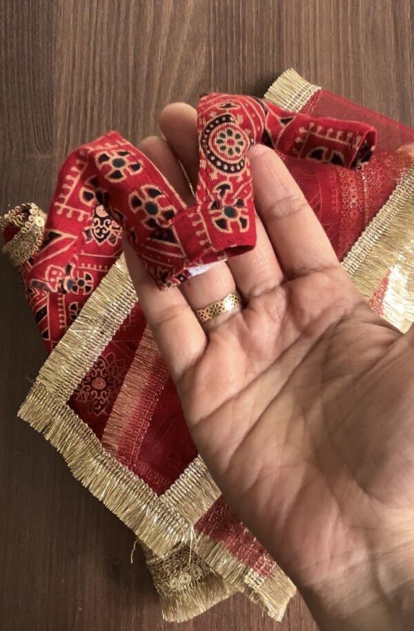 Manjiri Doll (Embellished chunri print lehenga)