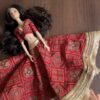 Manjiri Doll (Embellished chunri print lehenga)