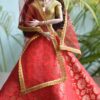 Preeti Doll (Banarasi silk red lehenga)