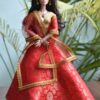 Preeti Doll (Banarasi silk red lehenga)