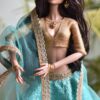 Ruchi Doll (Embroidered turquoise lehenga)