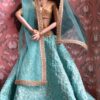 Ruchi Doll (Embroidered turquoise lehenga)