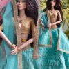 Ruchi Doll (Embroidered turquoise lehenga)