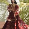 Rashmi Doll (Embroidered maroon bridal lehenga)