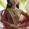 Rashmi Doll (Embroidered maroon bridal lehenga)