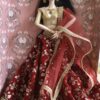 Rashmi Doll (Embroidered maroon bridal lehenga)
