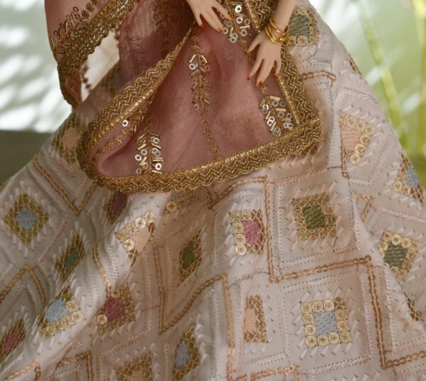 Tiya Doll (white embroidered lehenga)