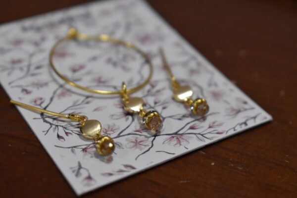 Yellow blue printed embroidered lehenga with accessories for doll