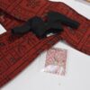 A set of 10 Indian block printed cotton sarees with accessories for doll