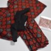 A set of 10 Indian block printed cotton sarees with accessories for doll