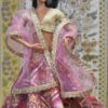 img_0047 Mauve pink embroidered lehenga with accessories for doll