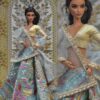 created-by-photogrid-346 Blue embroidered lehenga with accessories for doll
