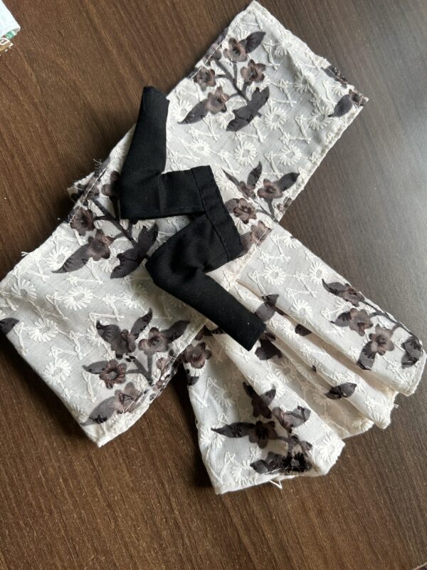 A set of 2 sarees with accessories for Barbie doll