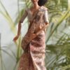 A set of 4 sarees for Barbie doll with jewellery