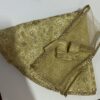 Beige embroidered lehenga with accessories for doll