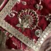 screenshot-494 Embellished maroon bridal lehenga for Barbie doll